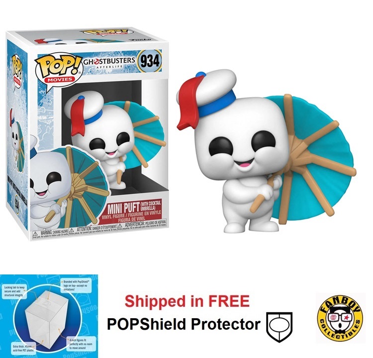 Funko POP Movies Ghostbusters Afterlife Mini Puft with Cocktail Umbrella  #934